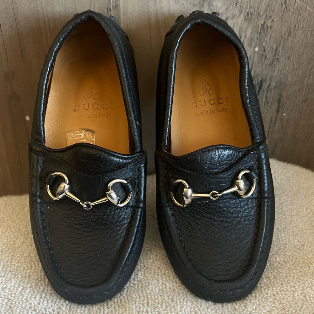 Black Gucci small kid  size 10